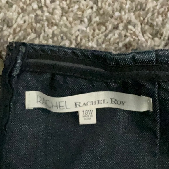 RACHEL RACHEL ROY Sleeveless Cropped Jumpsuit Black Size XL - Picture 9 of 9